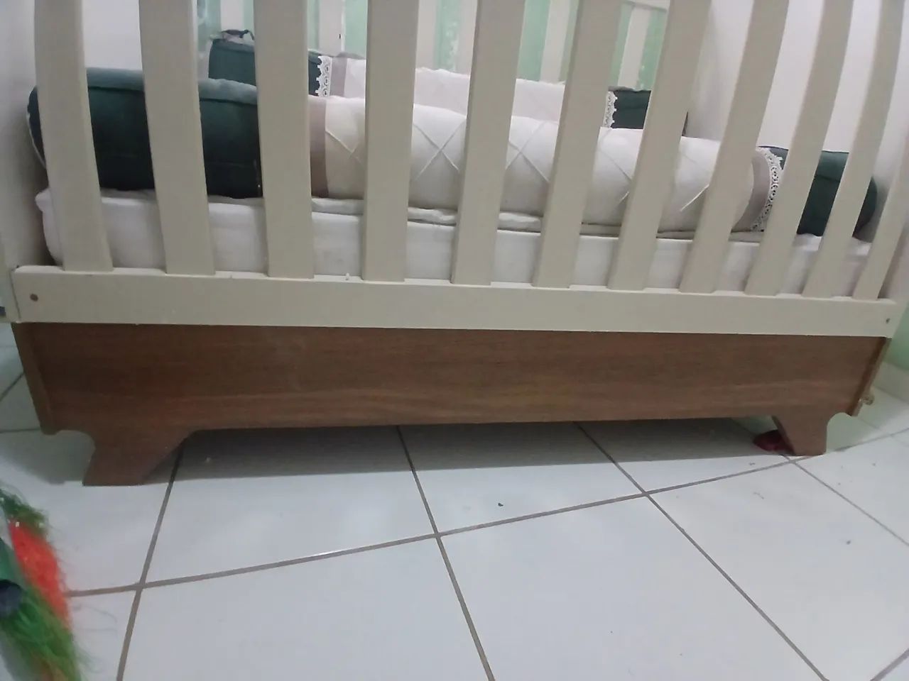 Ber ço completo com colchão. - Foto 2