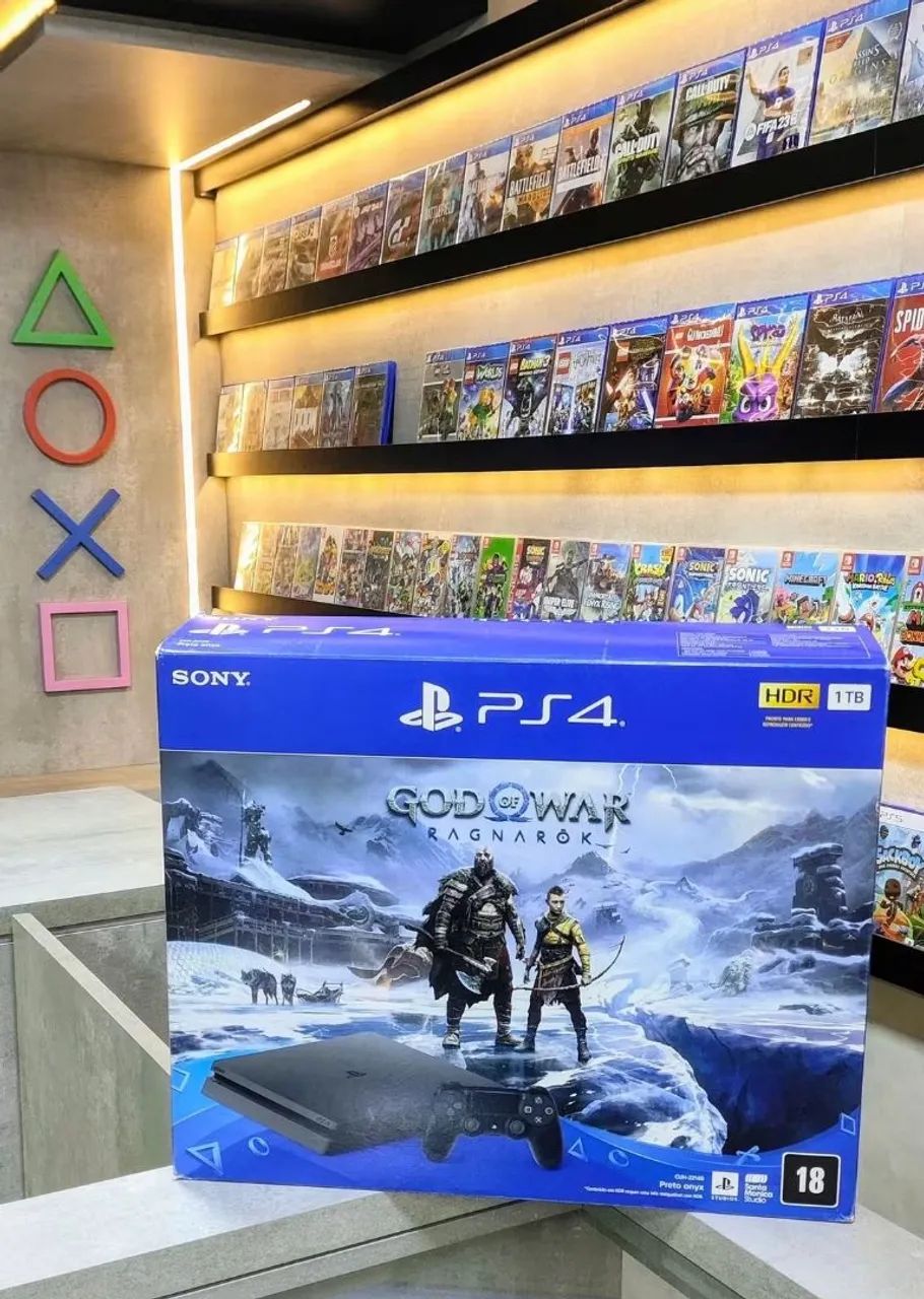 PS4 Com 1 Ano de Garantia PlayStation 4 Loja Física em Curitiba desde 1997