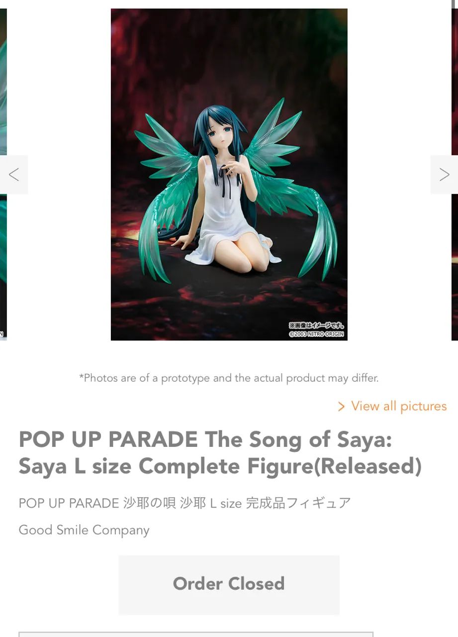 SAYA NO UTA ACTION FIGURE | POP UP PARADE - Foto 5