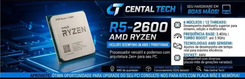 AMD RYZEN 5 2600 À VENDA