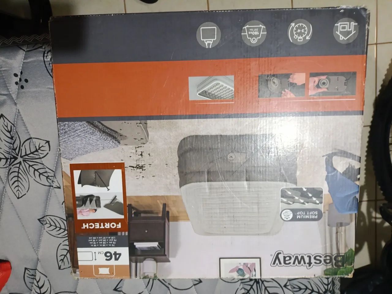 COLCHÃO inflável solteiro 