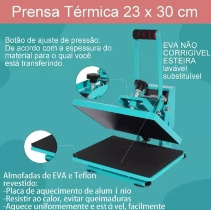 Prensa termica plana  - Foto 5