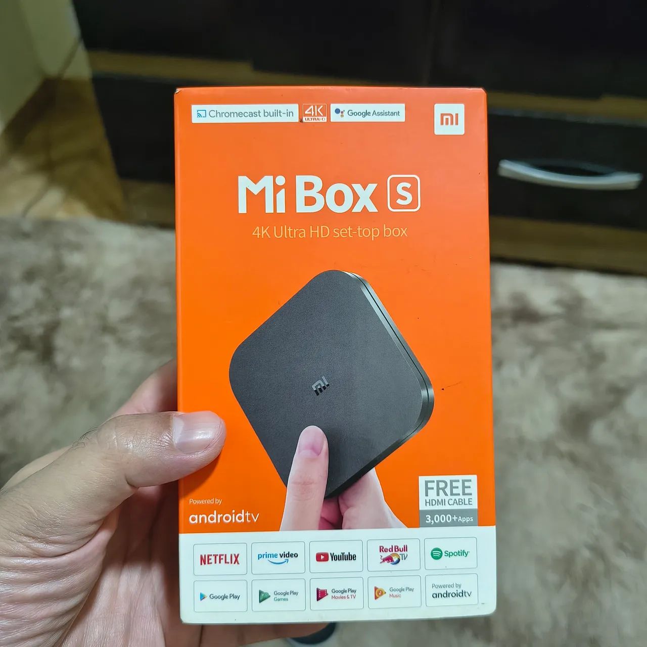 Mi box tv 1°geração impecável 