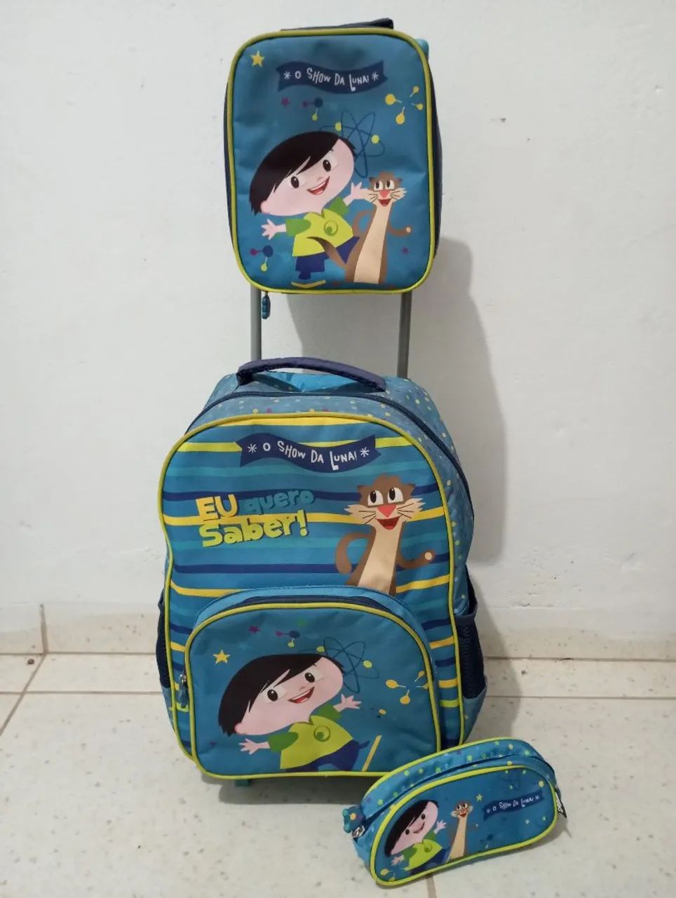 Kit de Mochila de rodinhas 