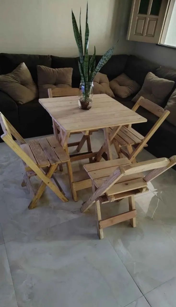 Mesa com 4 cadeiras - Foto 2