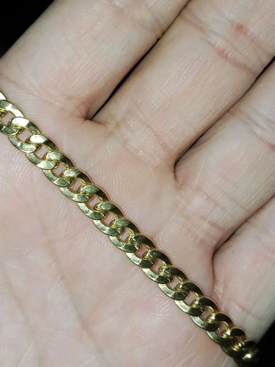 Corrente grossa com pingente em ouro 18 k - Foto 3