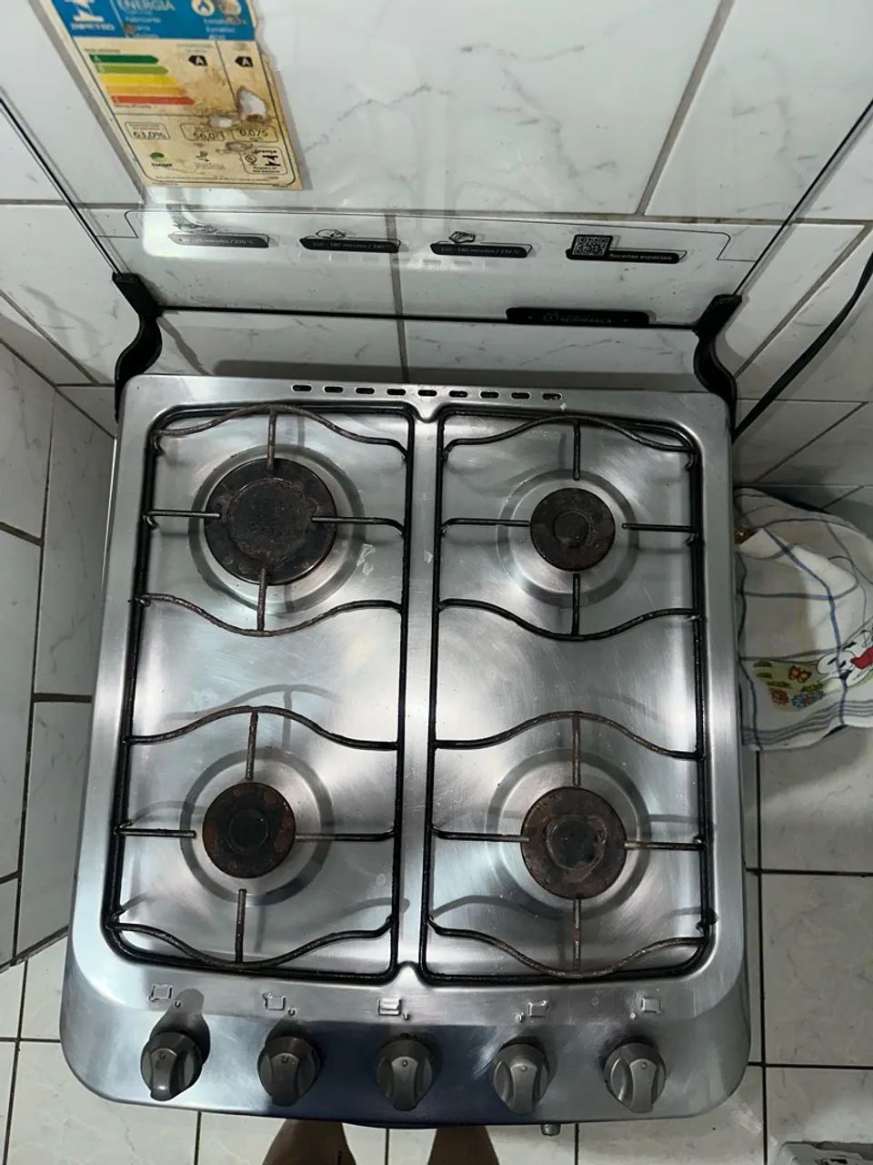 Fogão Esmaltec Topázio 4 Bocas com Acendimento Automático e Timer - Foto 3
