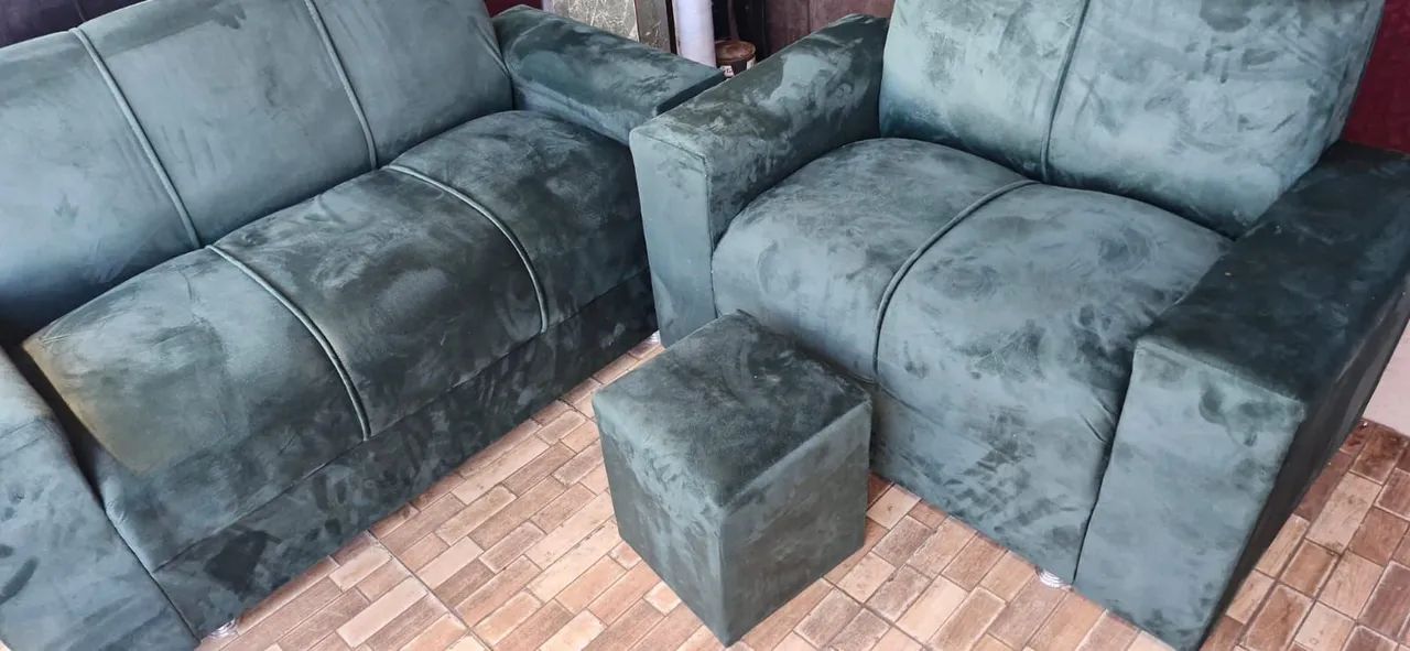 Jogos de sofás 3 peças A pronta entrega  - Foto 5