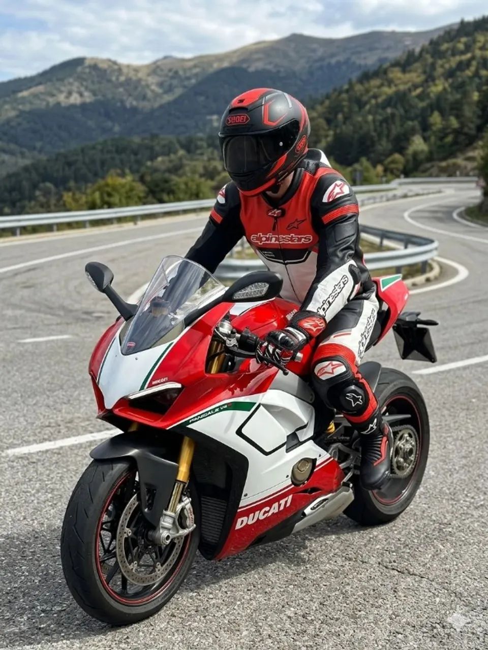 Macacão Alpinestars Missile V2 1-Piece Leather Suit (colorway