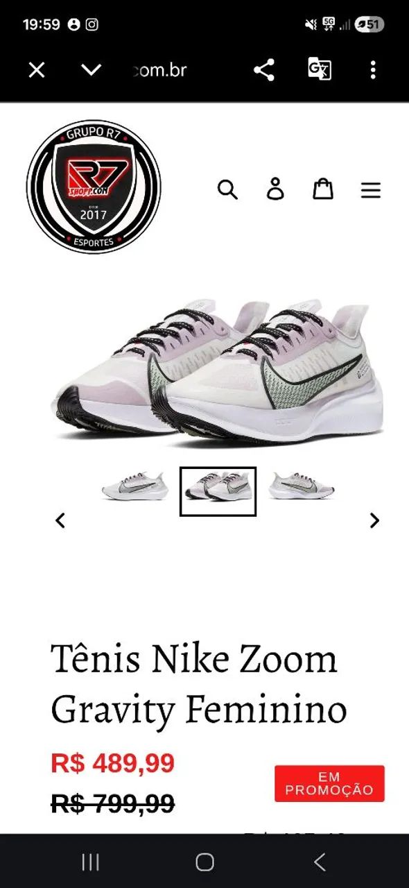 Tenis Nike Zoom Gravity 34 - Foto 2