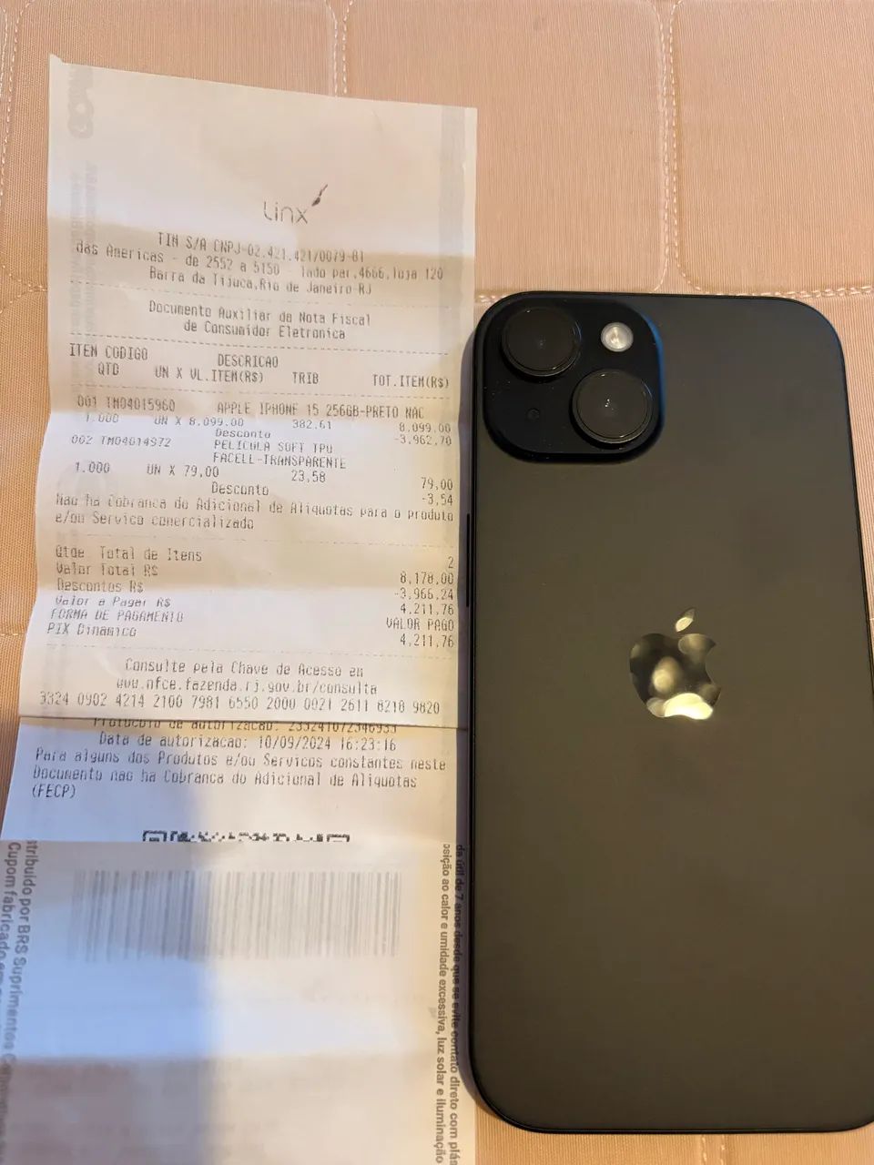 Iphone 15 256GB COM NOTA FISCAL - Foto 2