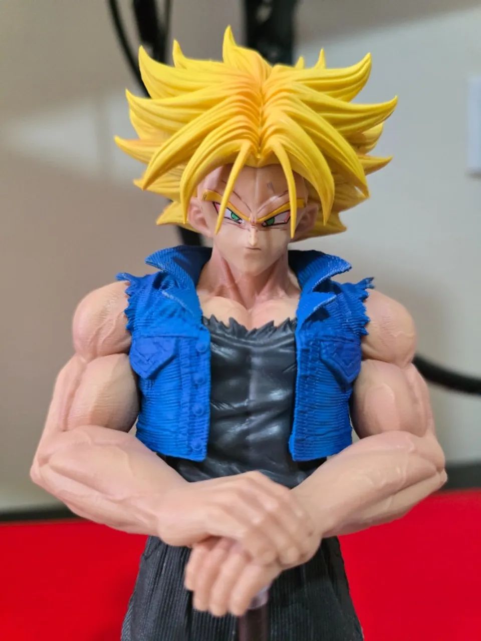 Action Figure Trunks Super Saiyajin Dragon Ball Z 25cm Com Espada