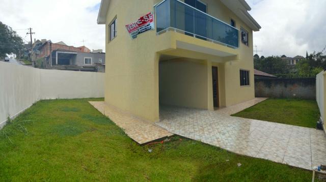 Sobrado novo de frente com 113 m2 3 quartos no Abranches