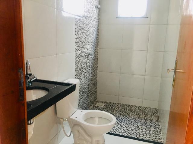 Documentação gratis, 2 quartos , 2 banheiros, entrada facilitada so casas novas - Foto 12