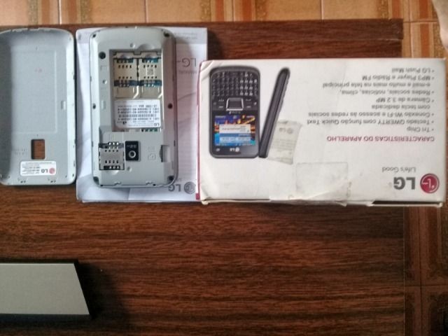 Celular LG Mod: Tri Chip C333 somente aparelho(com defeito), manual, caixa, sem bateria - Foto 4