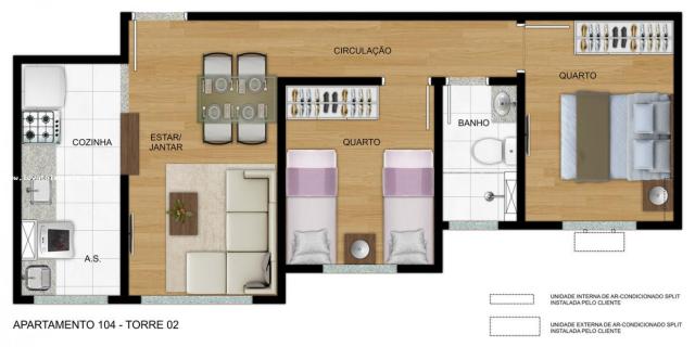 Apartamento para Venda em São Paulo, Cidade São Mateus, 2 dormitórios, 1 banheiro, 1 vaga - Foto 11