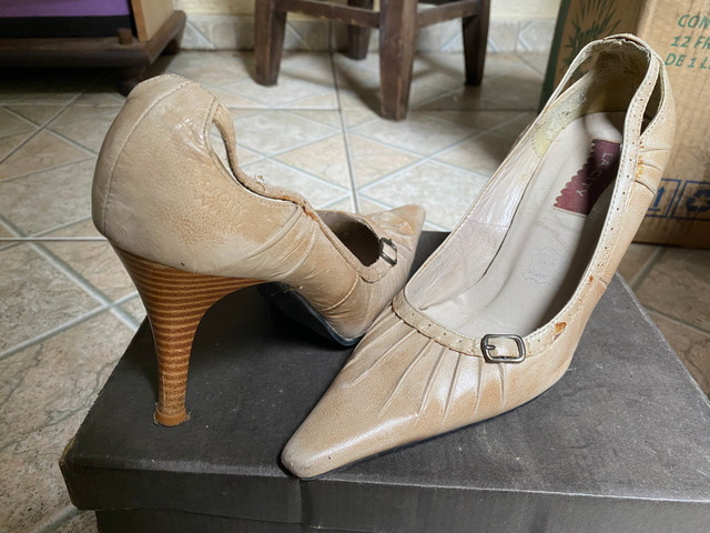 scarpin branco barato