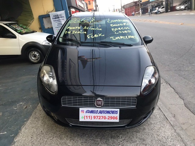 FIAT PUNTO ITÁLIA 1.4 FLEX COMPLETO 2012 BAIXO KM, IMPECÁVEL