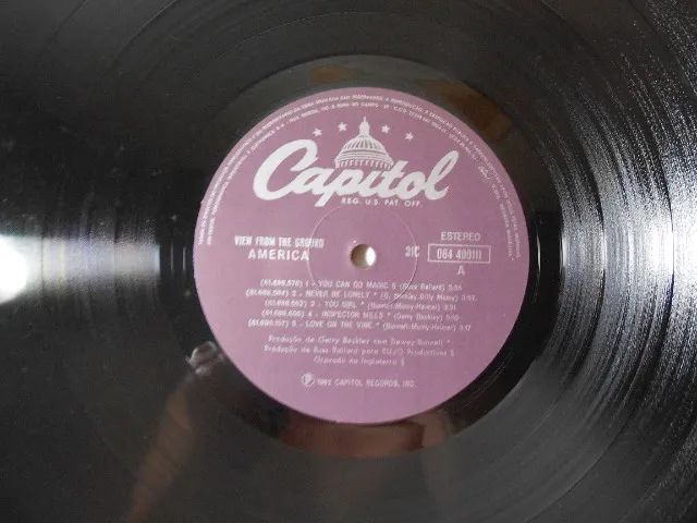 LP vinil - América - View from the ground - Foto 3