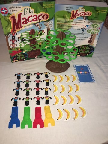 Jogo Brinquedo Infantil Pula Macaco Original Estrela