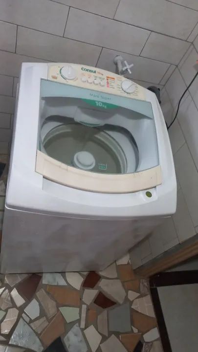 VENDO MAQUINA DE LAVAR ROUPAS CONSUL 10 KG - Foto 2