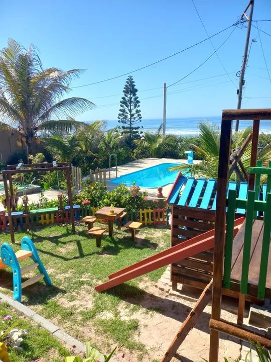 Casa de Praia para Temporada com Piscina e Playground - Foto 12