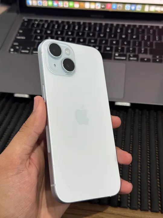 iPhone 15 128gb Azul Impecável 