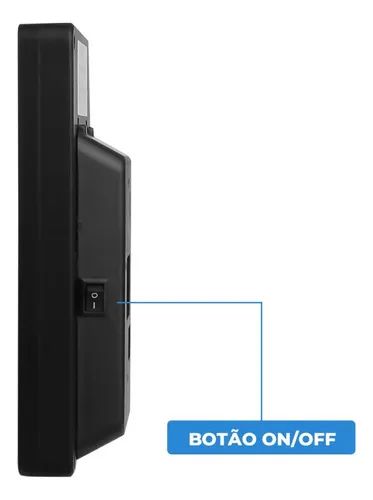 Relógio de ponto Leitor Digital Função Alarme Knup KP-RE1037 - Foto 5