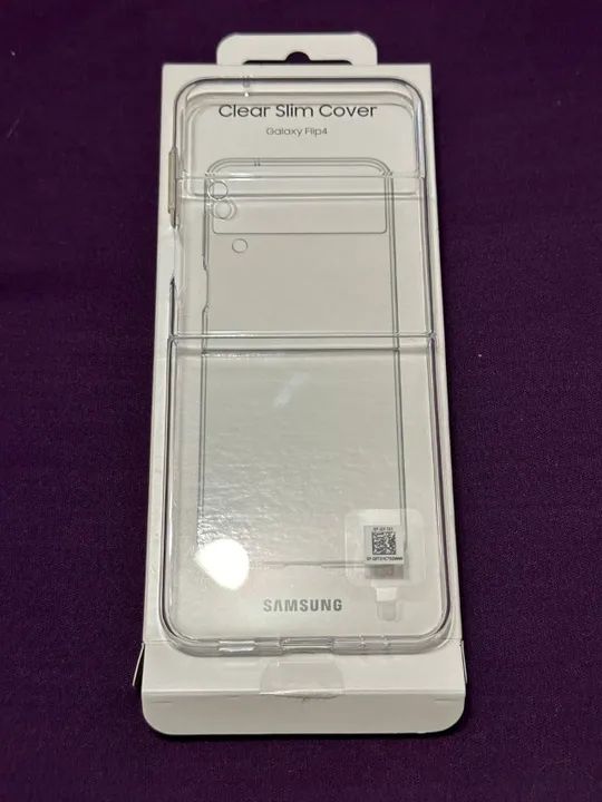Capa Clear Slim Cover Samsung Galaxy Z Flip4 - Original - Foto 3