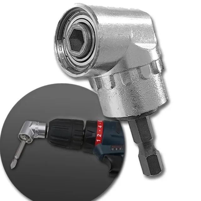 Adaptador Angular Magnético Furadeira Parafusadeira 1/4 Pol 105° Imantado 60mm _ FE148 - Foto 6