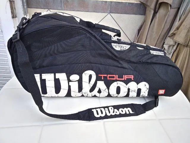 Raqueteira Wilson Tour Thermo Guard Dupla 10 Raquetes (Usado) - Foto 2