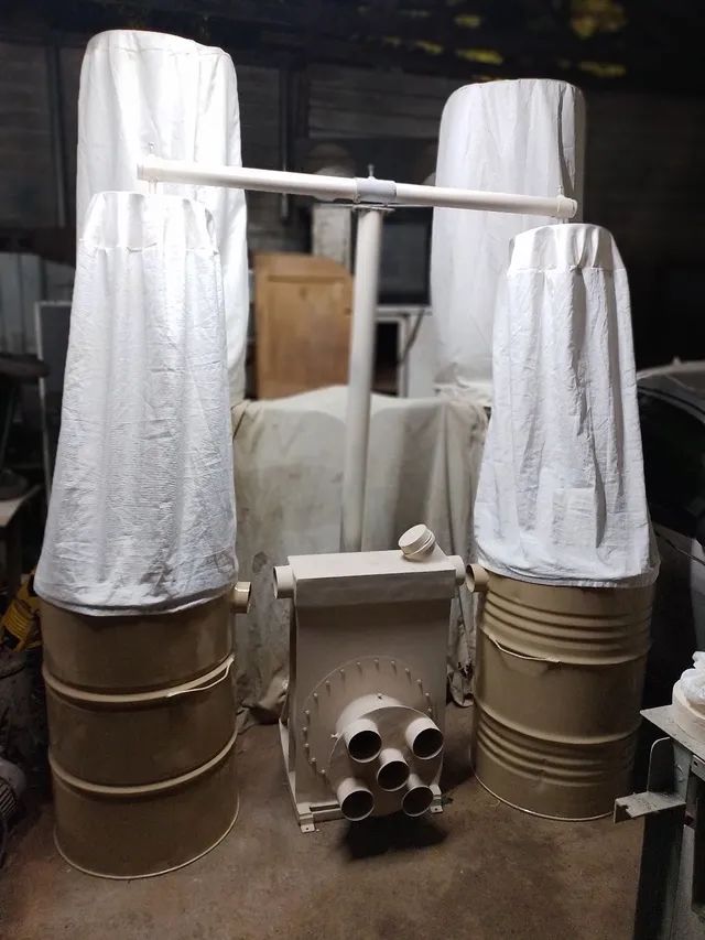 Coletor de po 5 cv para marcenaria 
