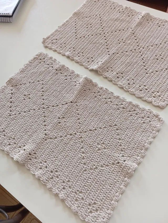 Jogo Americano Crochê Novo - Foto 3