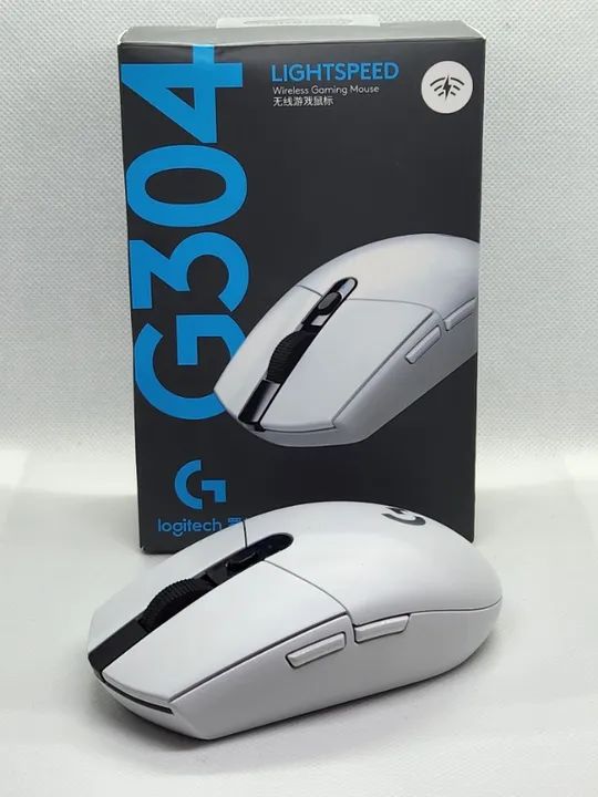 Logitech G304 Lightspeed Wireless Gaming Mouse, White (New Version G305)64312425707650120