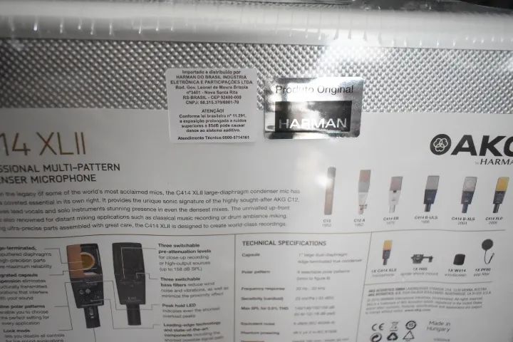 Par de microfones AKG C414 XLII - Lacrados - Foto 3