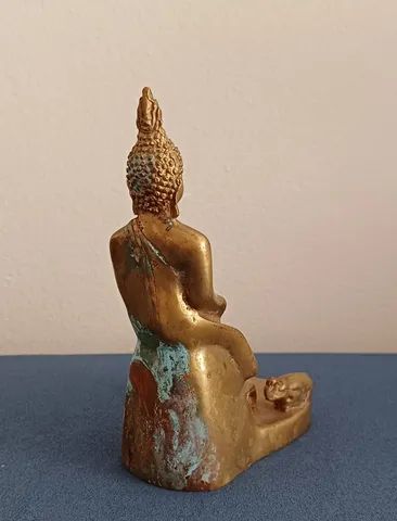 Antiga escultura de bronze - 12 cm - Foto 2