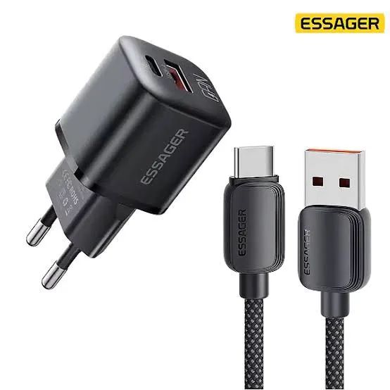 Carregador Rápido 20W Tipo C - Essager - Foto 3