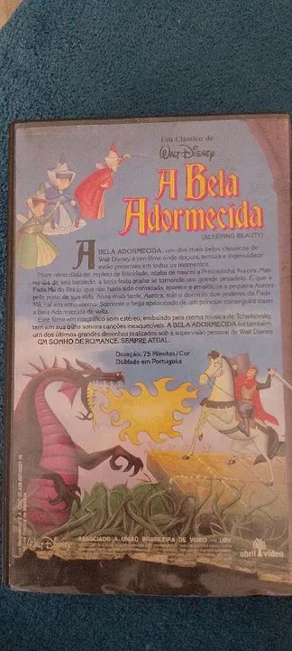 A Bela Adormecida - VHS  Dublado 1° EDIÇÃO  - Foto 2