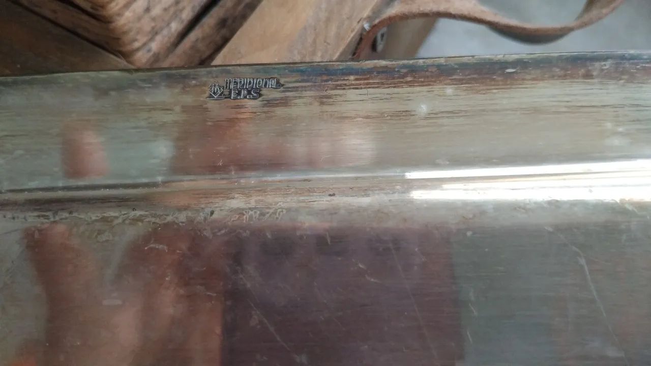 Bandejas antigas de metal espessuradas a prata , Meridional. - Foto 4