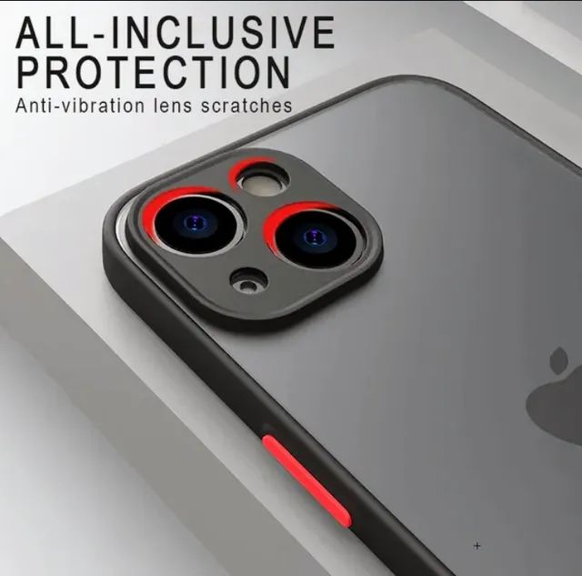 Capa Cinza Especial De Luxo Compatível Com iPhone 13/14 Pro/Pro Max - Foto 2