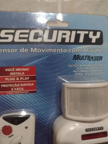 SENSOR de MOVIMENTO c/ ALARME e DISCADOR AUTOMÁTICO MULTILASER SECURITY  (NOVO/LACRADO) - Foto 5