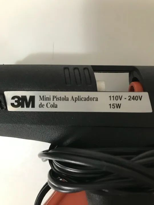 Mini Pistola de Cola Quente 3M - Foto 2