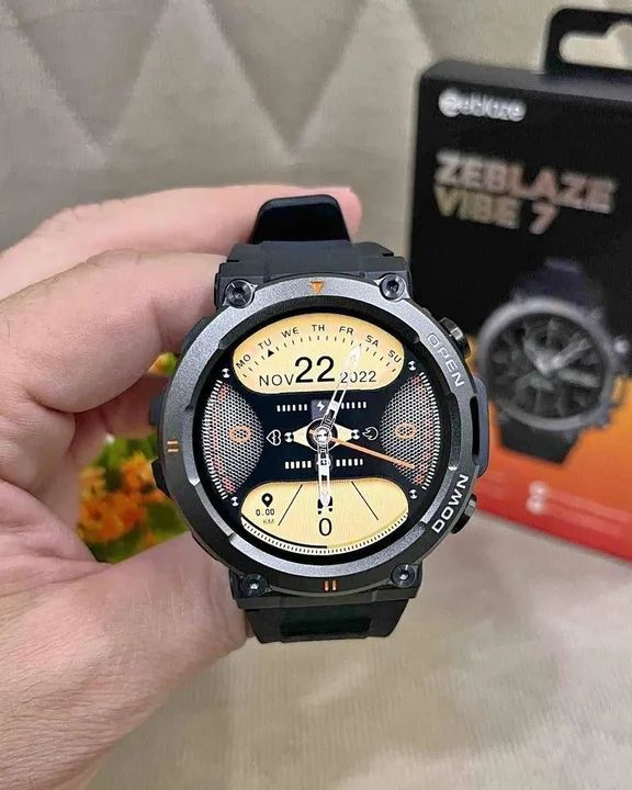 Smartwatch Zeblaze Vibe 8/Certificação Militar IP69 á prova de água/Tela Amoled Ultra HD