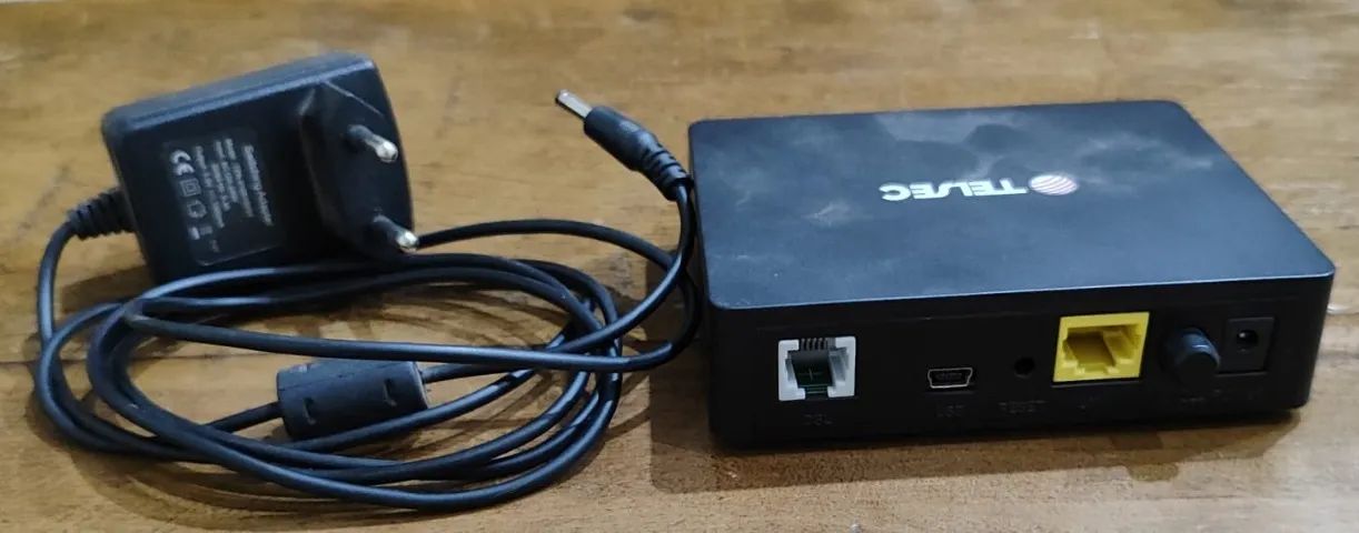 Modem Router ADSL2 Telsec - Modelo TS-9000 - Usado - Foto 3