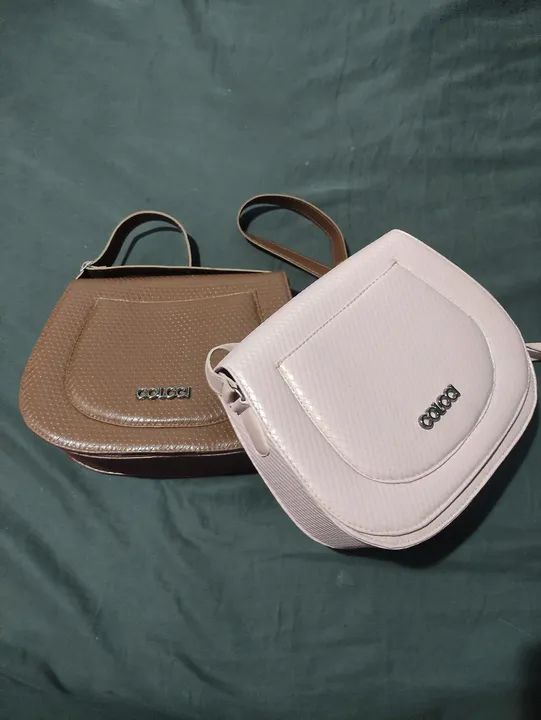 Duas bolsas Colcci, rosa e marrom - Foto 2