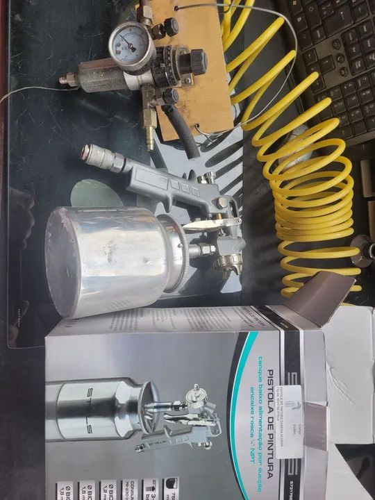 Filtro ar e pistola nova caixa