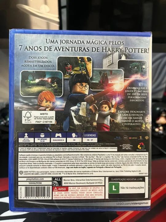 Lego Harry Potter 2x1 PS4 lacrado novo para PlayStation 4 e PS5 - Foto 2