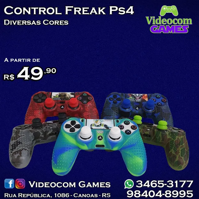 Control Freak Grip (2 Unid.) + Extensor R2 L2 - Para Ps4