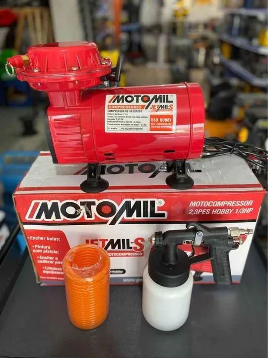 Compressor de ar direto 2.3pesC/ Kit Pintura - Motomil (Loja) - Foto 2