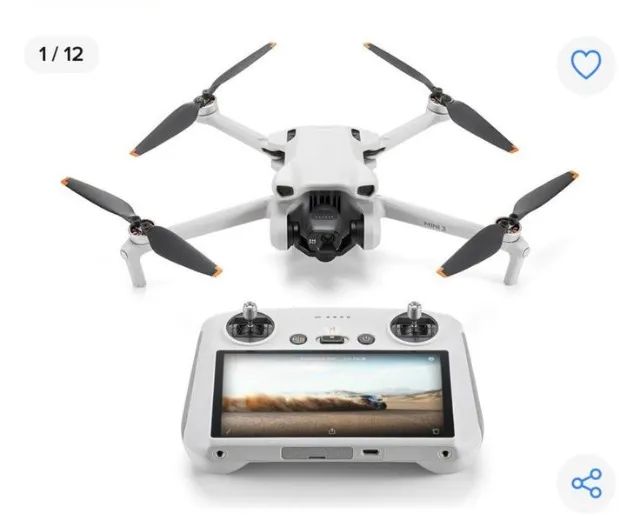 DJI DRONE MINI 3RC COM CAMERA 4K 
